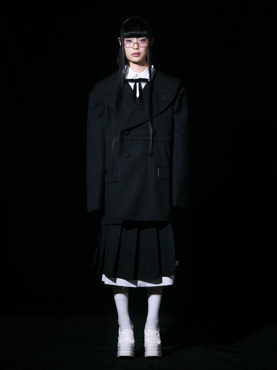 Too Big Rose Jacket(Black)