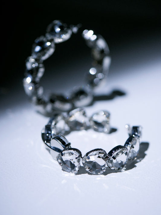 【Last1】Heart Bijou Hoop Pierce