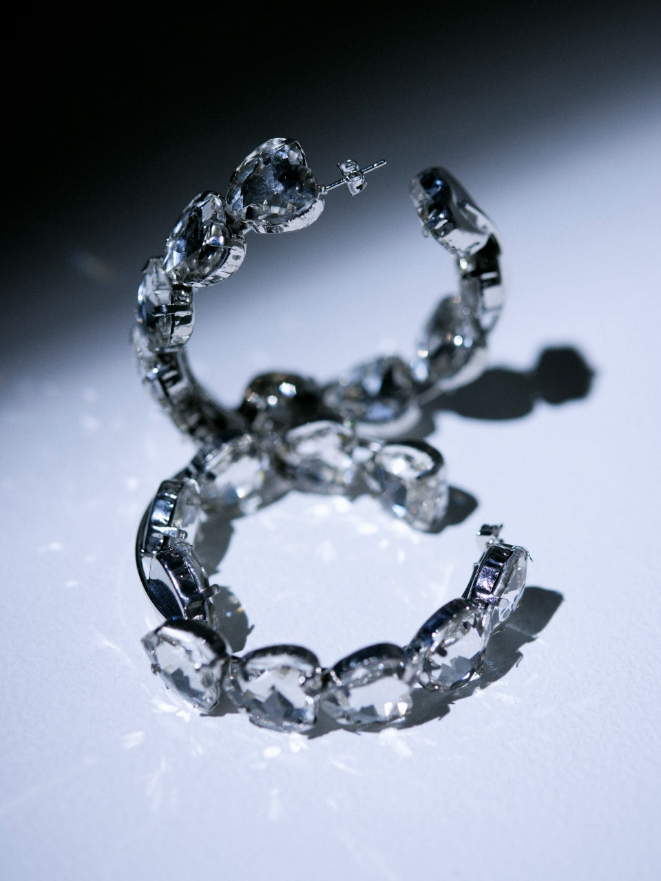 【Last1】Heart Bijou Hoop Pierce