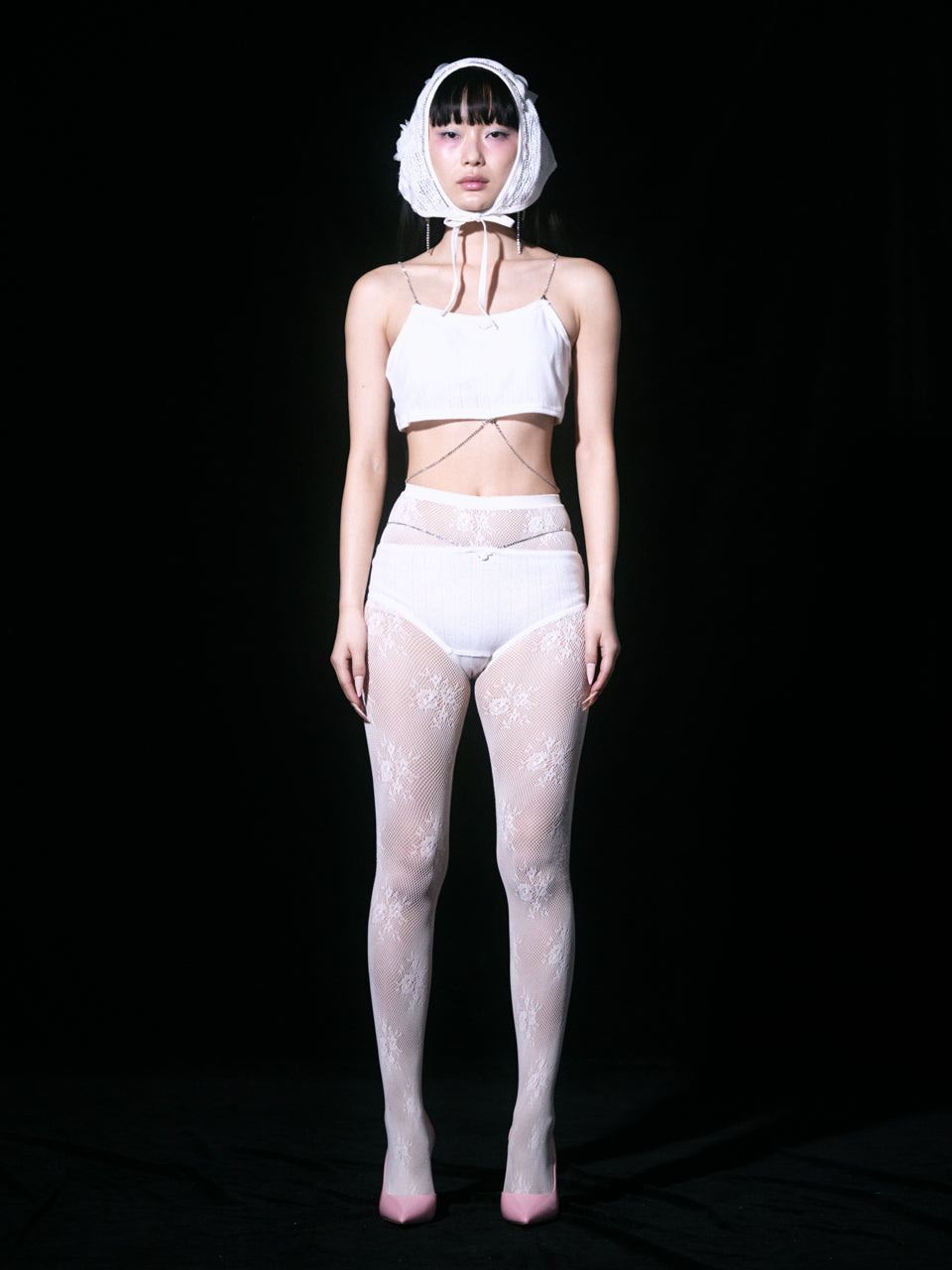 Eyeletknit Bijou Panties(White)