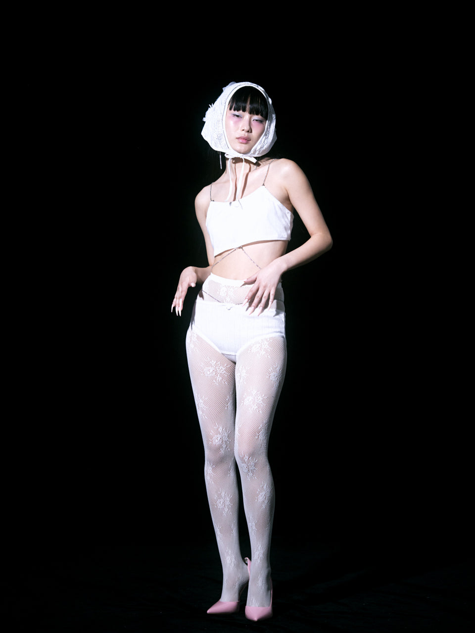 Eyeletknit Bijou Panties(White)