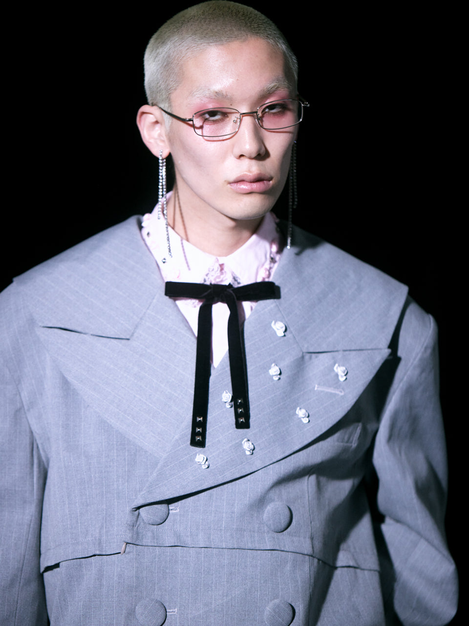 Too Big Rose Jacket(Gray)