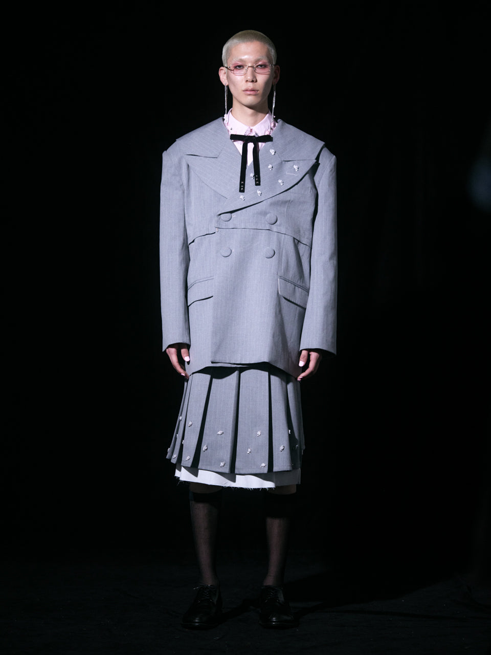 Too Big Rose Jacket(Gray)