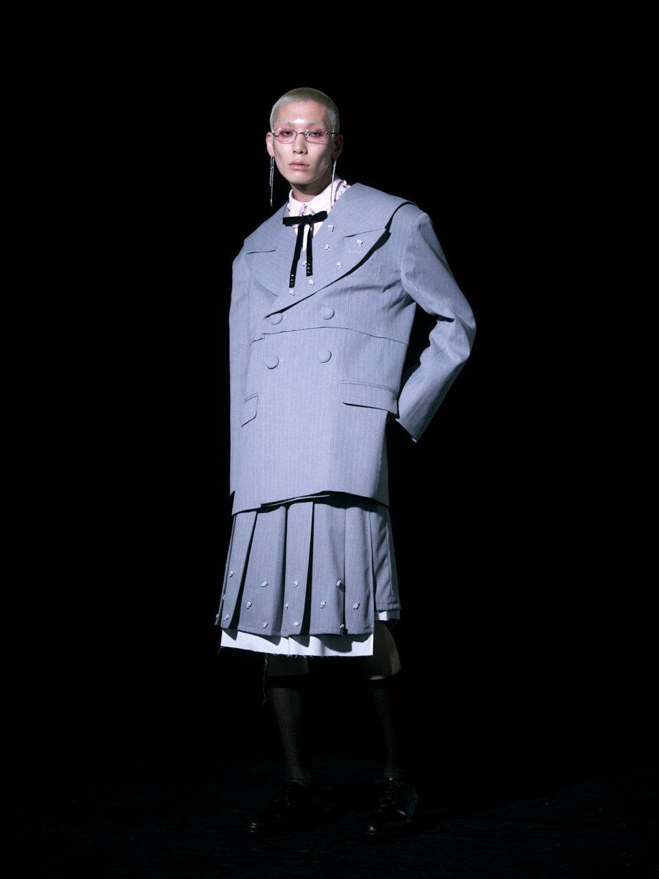Too Big Rose Jacket(Gray)