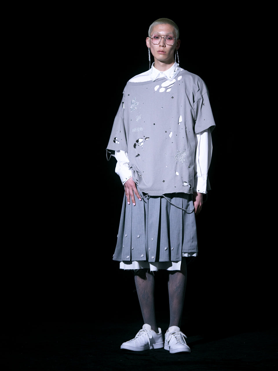 Rose Studs Shirts(Pink)