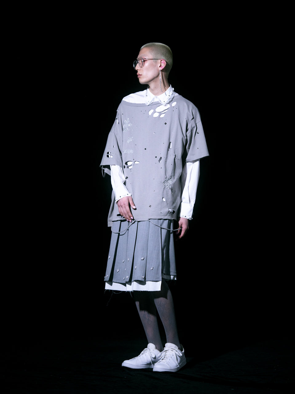 Rose Studs Shirts(Pink)