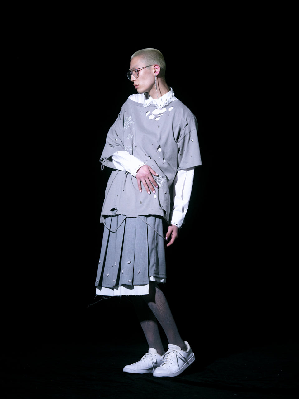 Rose Studs Shirts(Pink)