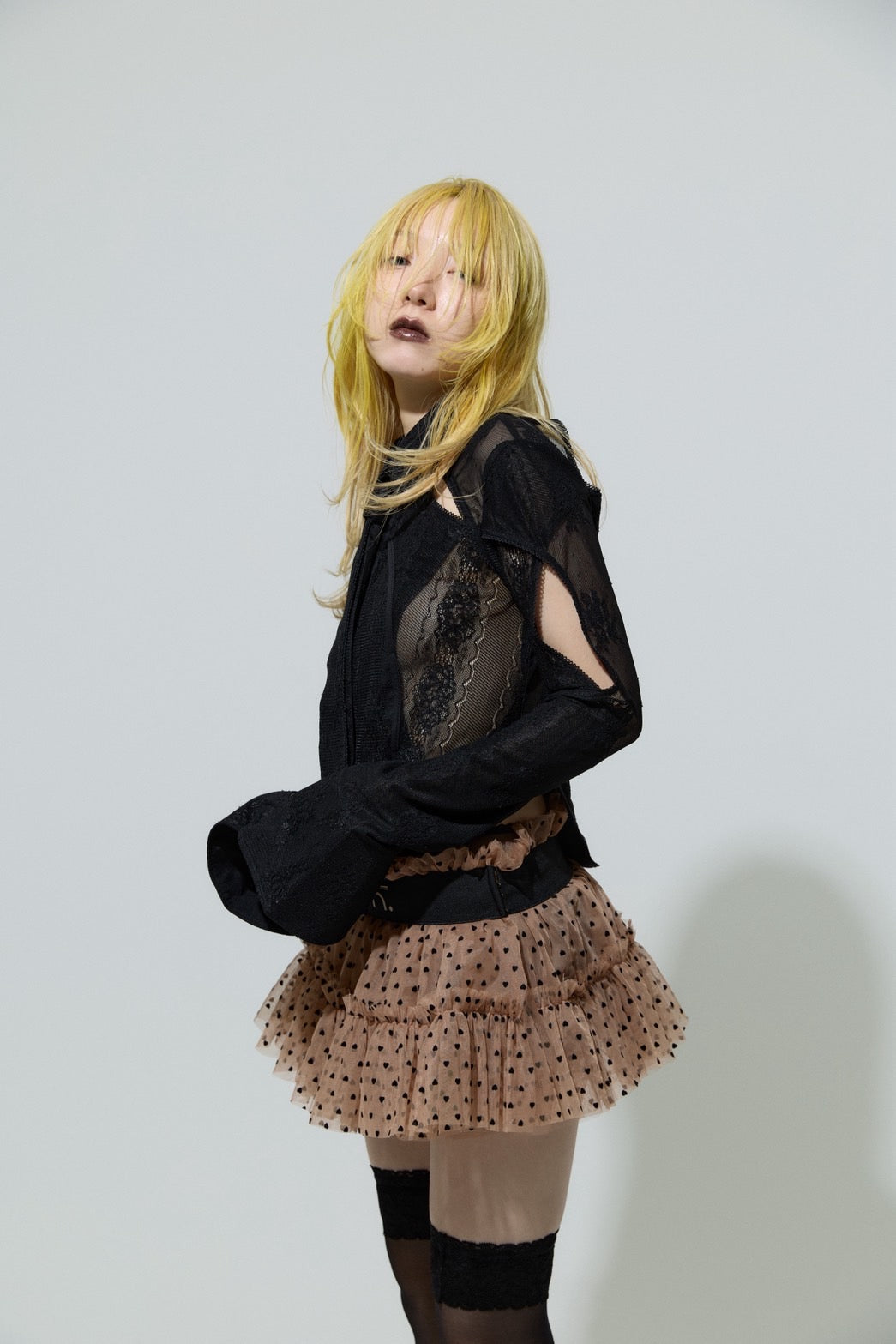 Love Dot Multi Tulle(Beige)