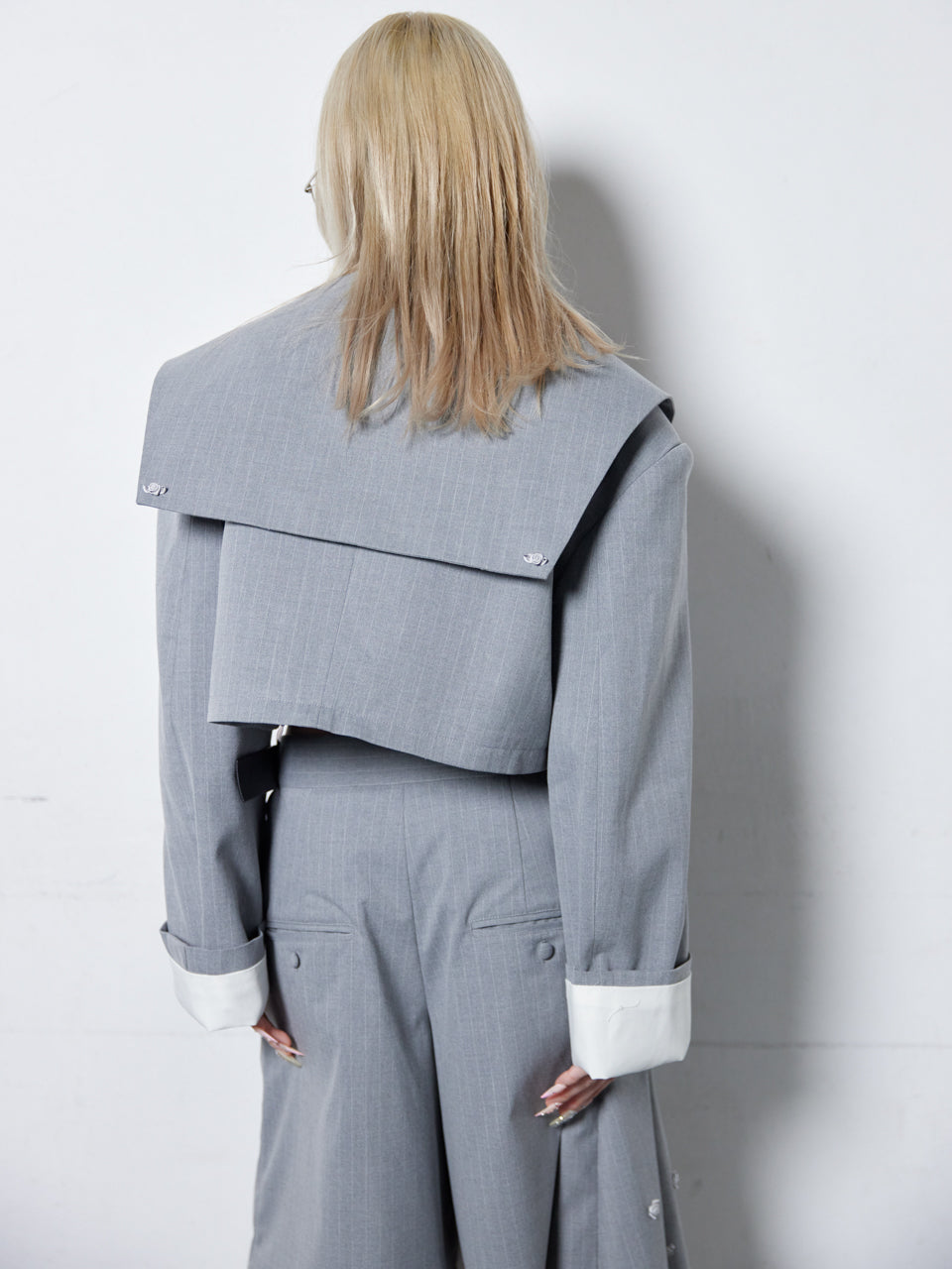 Too Big Rose Jacket(Gray)