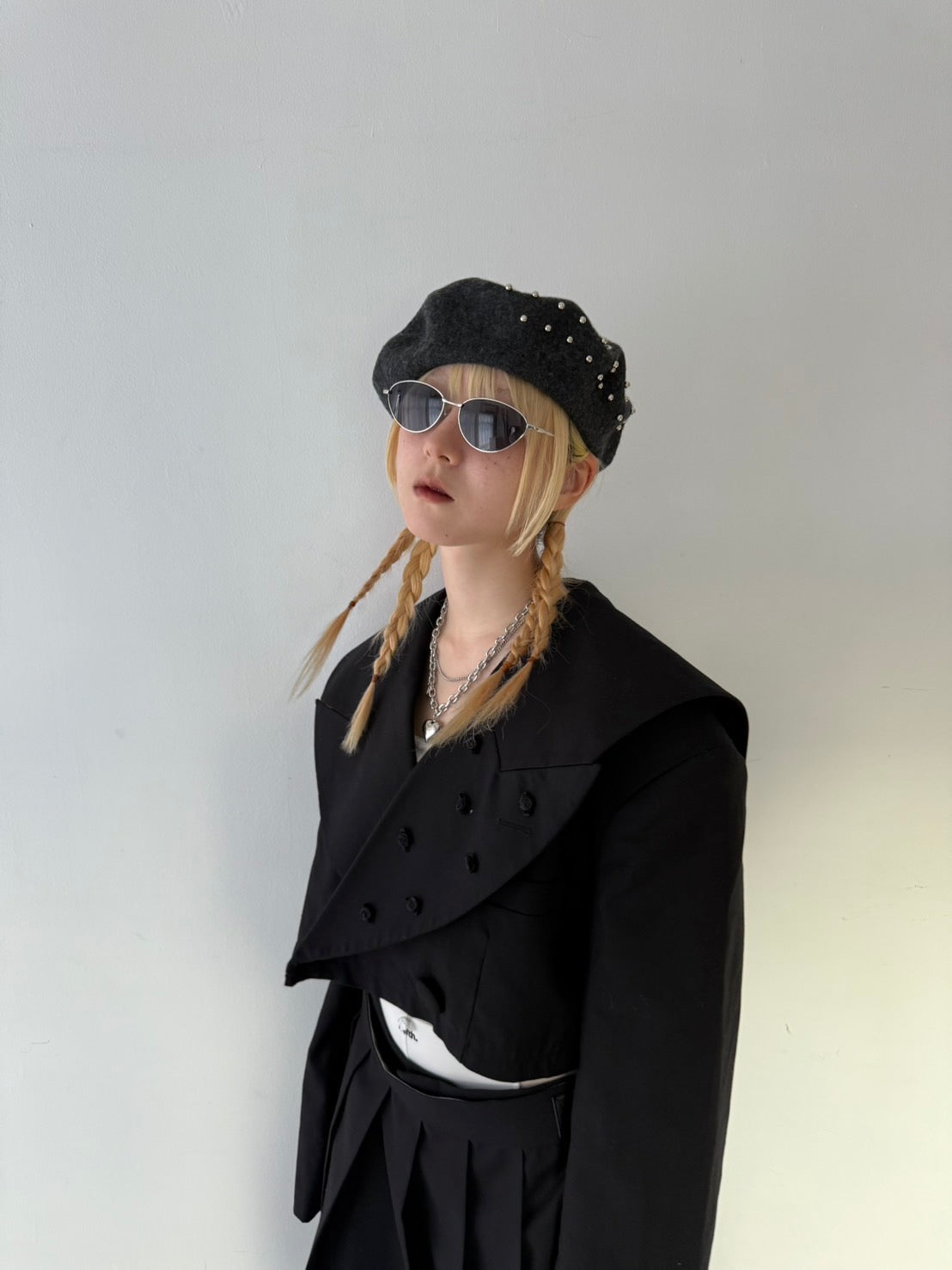 Metal Eyelet Beret