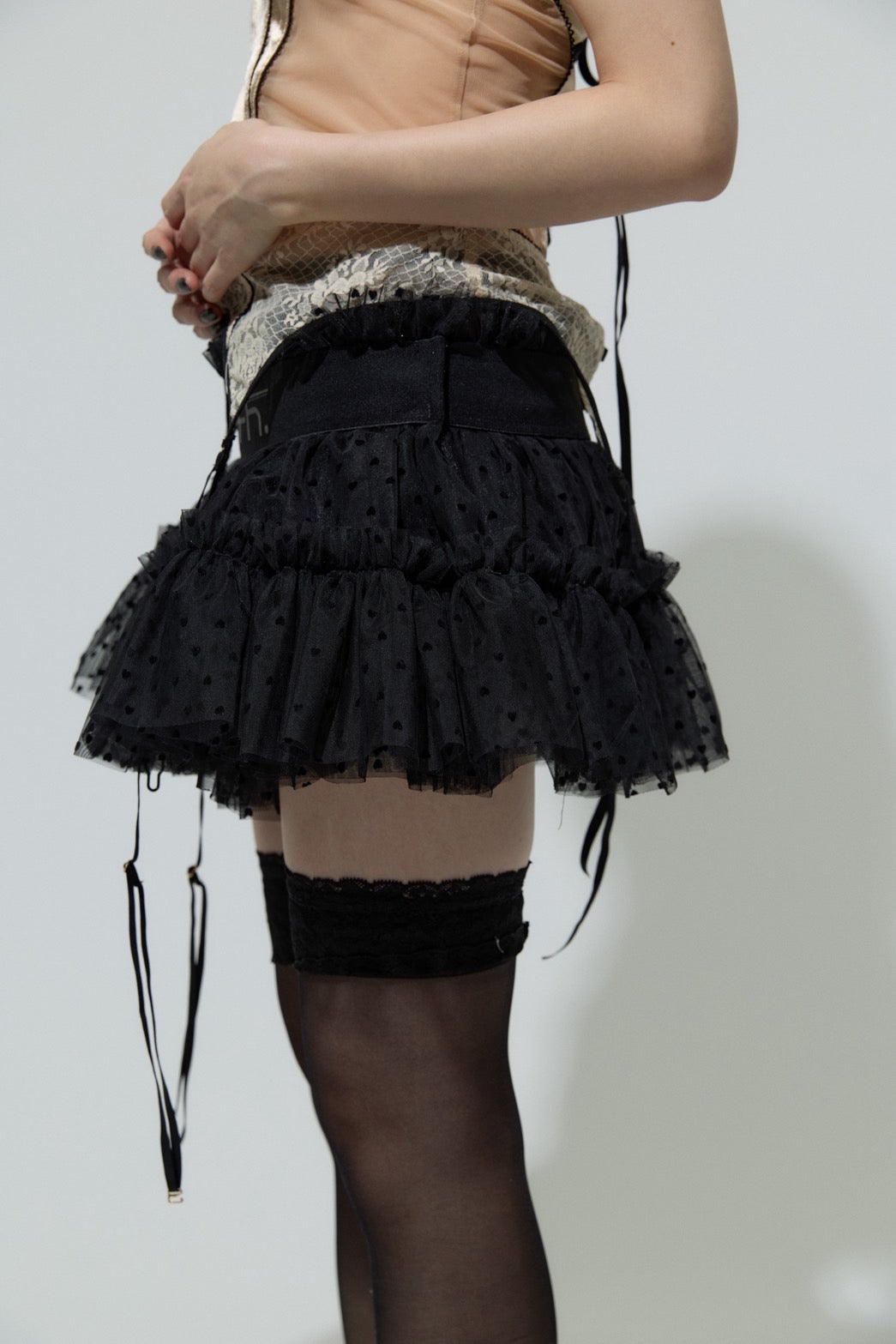 Love Dot Multi Tulle(Black)