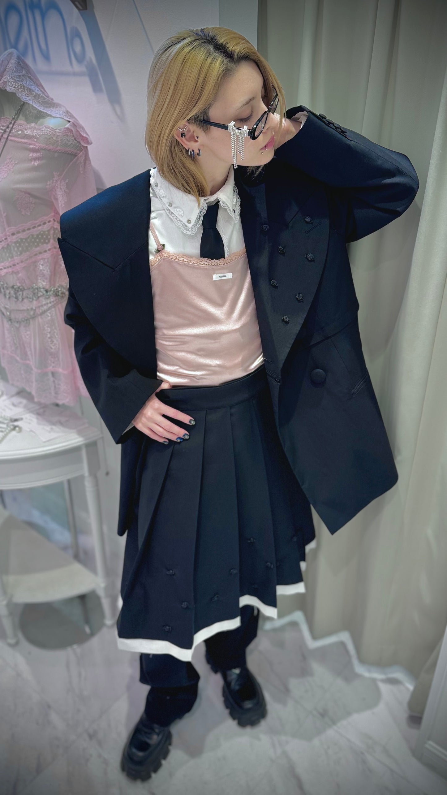 Lingerie Mini Dress(Pink)【5月中旬発送】