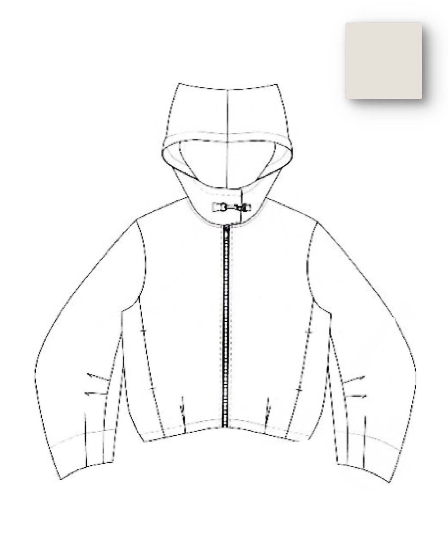 【9月中旬】Neco Blouson (Ivory)