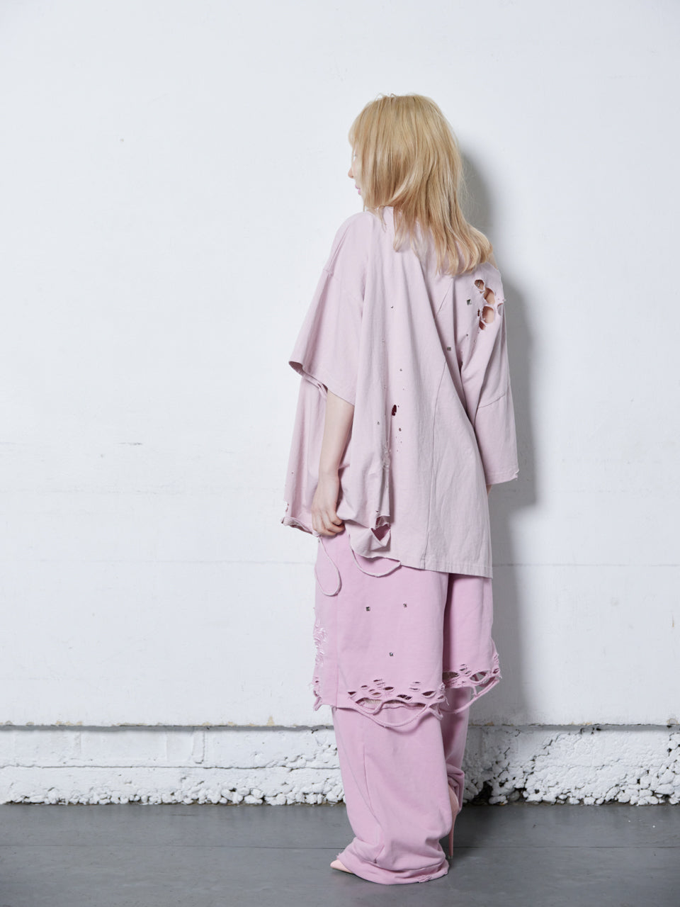 Rose Studs T-shirts(Pink)