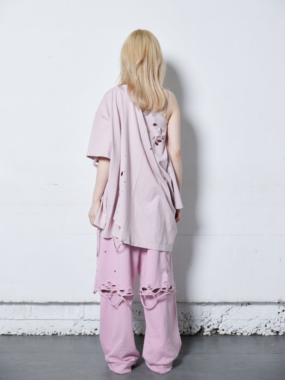 Rose Studs T-shirts(Pink)