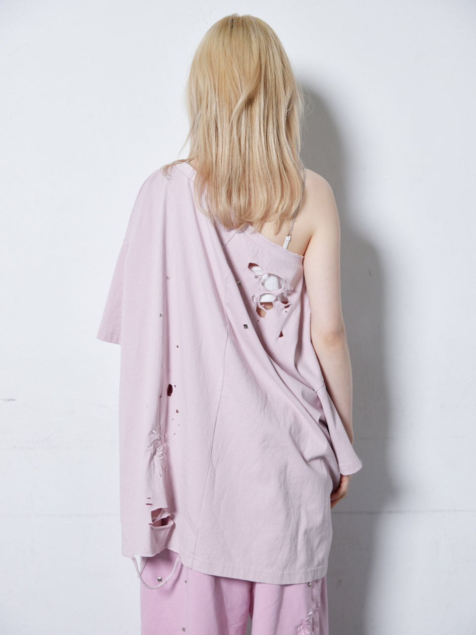 Rose Studs T-shirts(Pink)