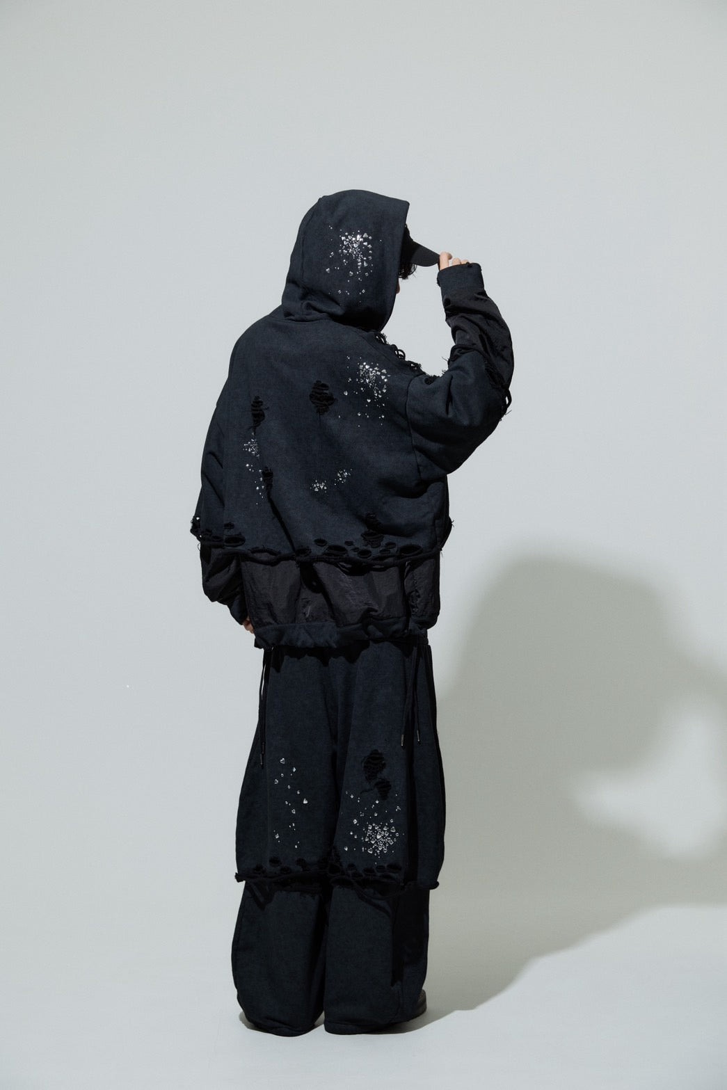 Meteor Crush Hoodie(Black)