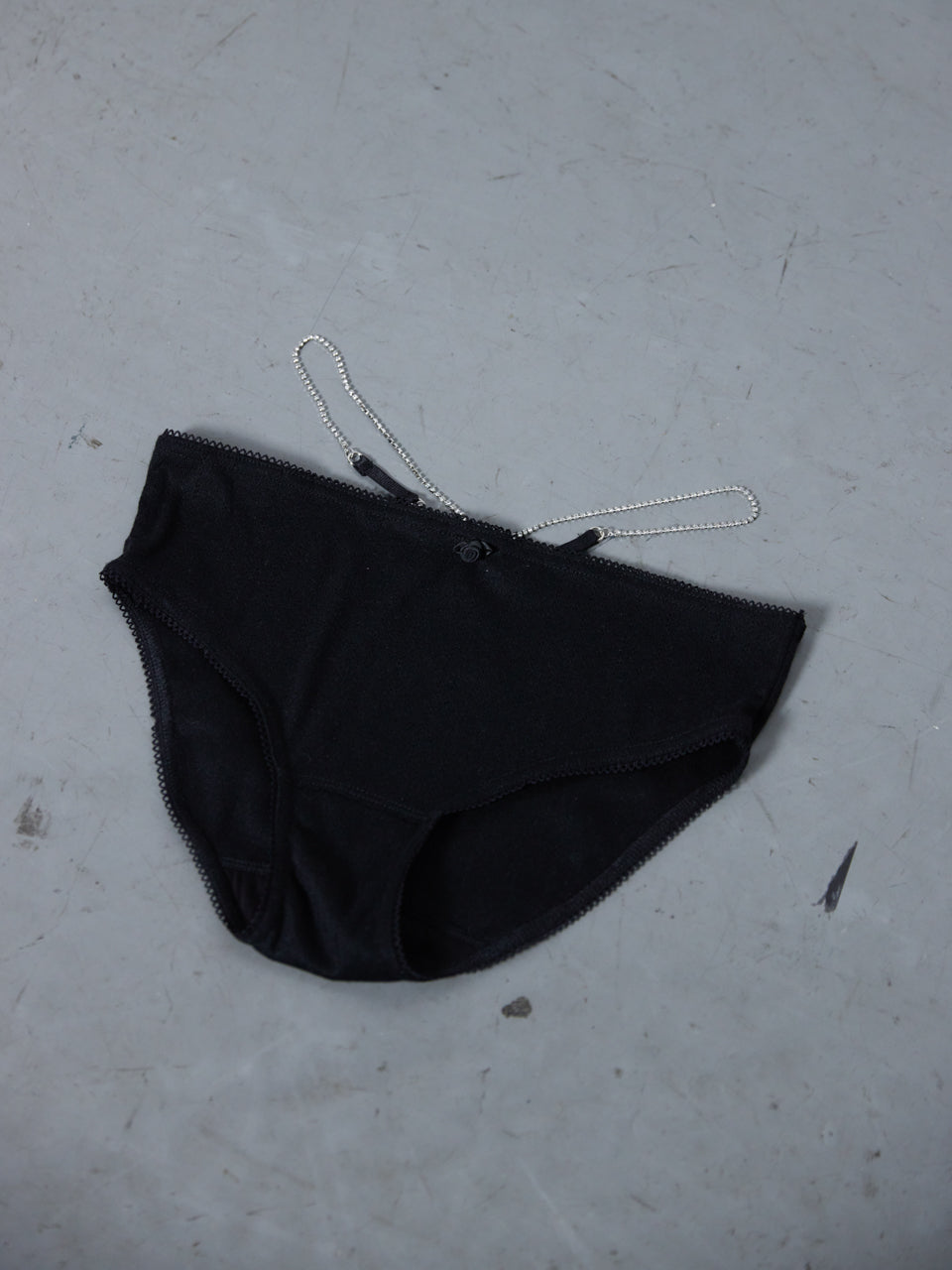 Eyeletknit Bijou Panties(Black)
