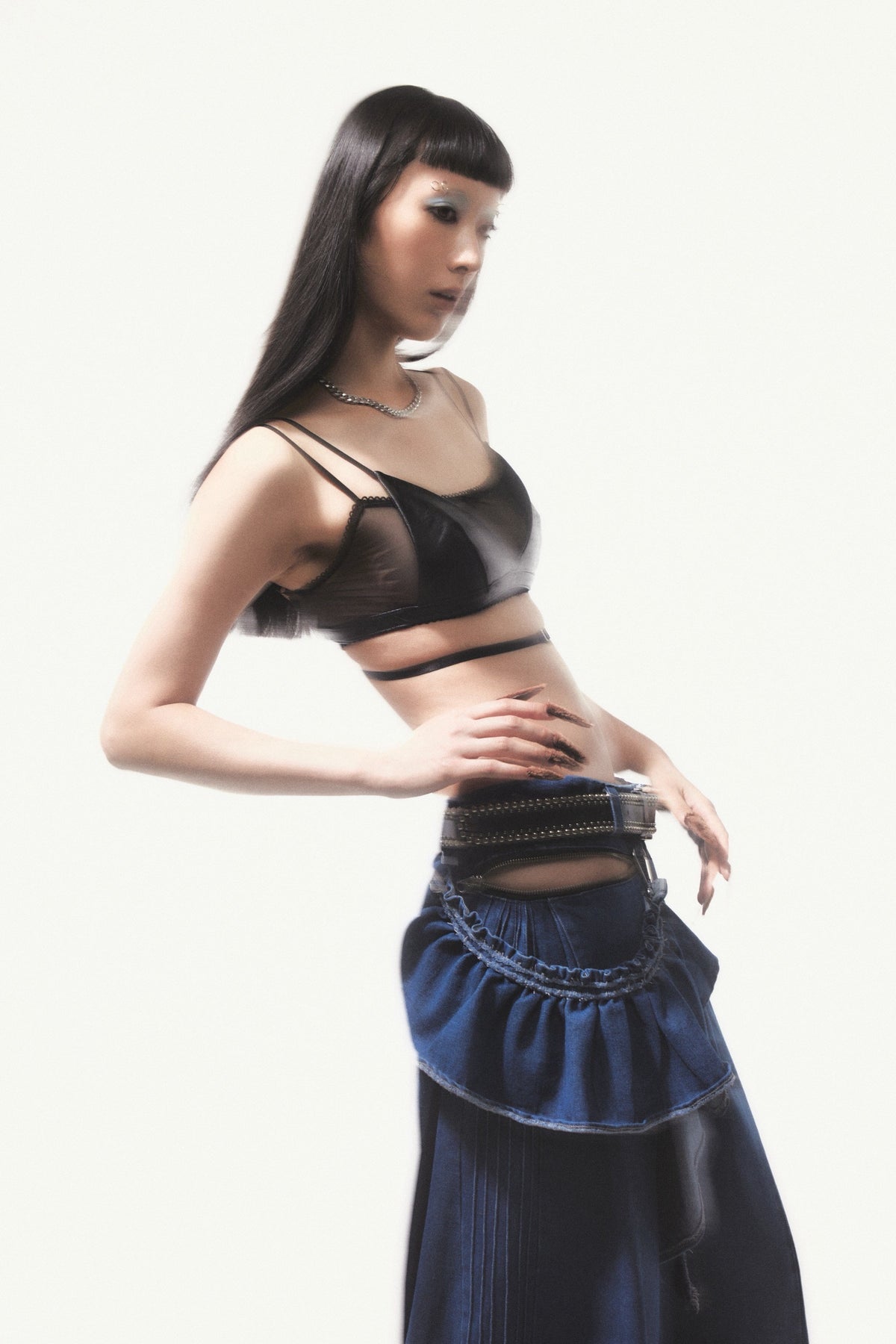 【9月下旬】Denim Trousers(Blue)<店頭予約>