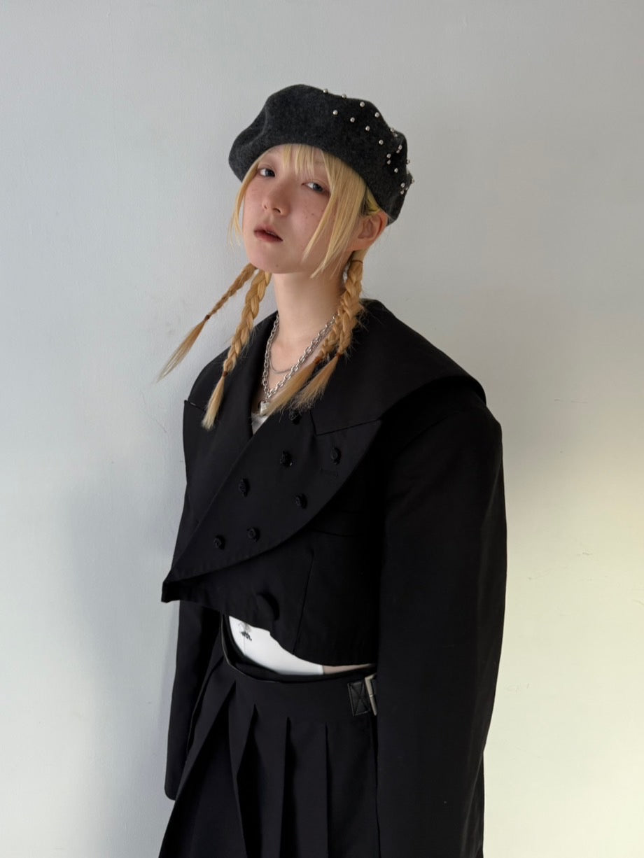 Too Big Rose Jacket(Black)