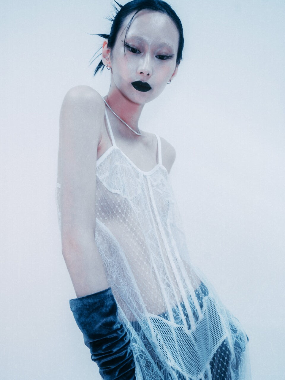 Truck Lingerie Dress(White)