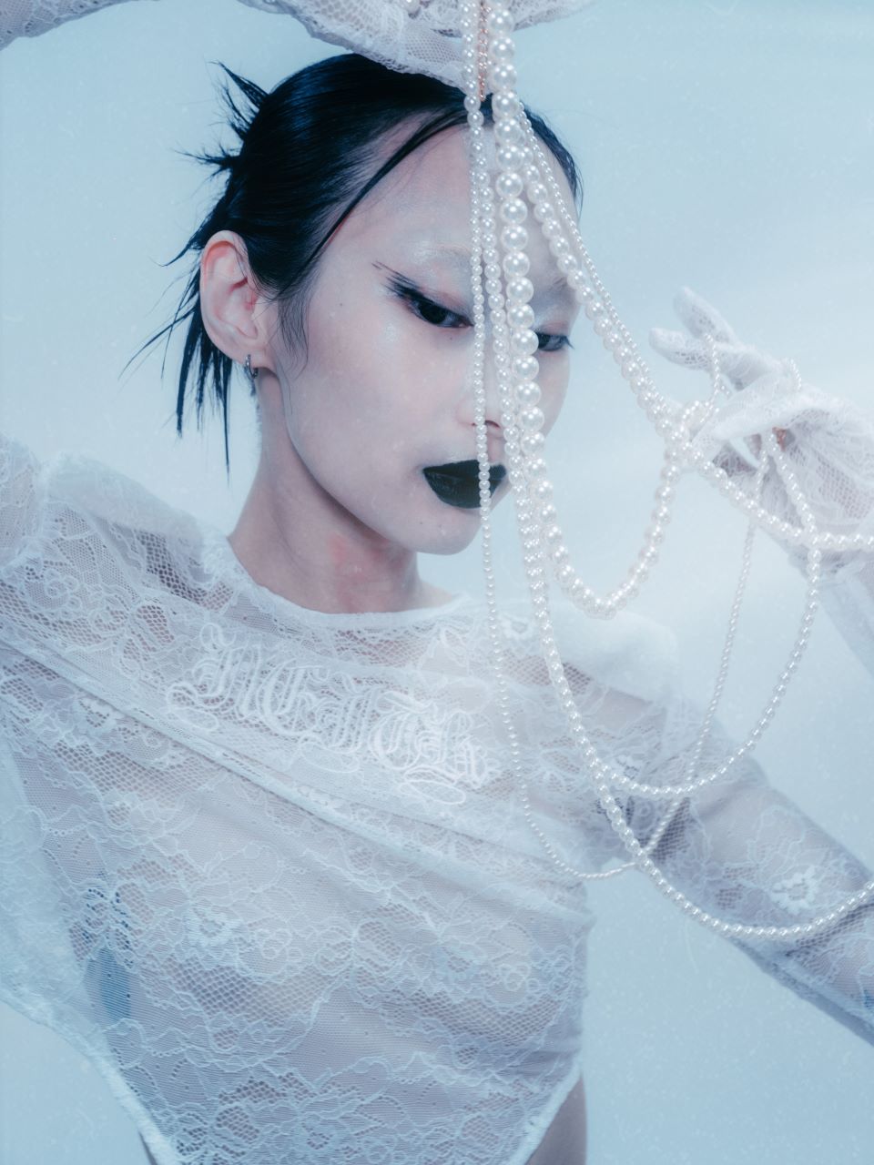 Lace Glove Top(White)