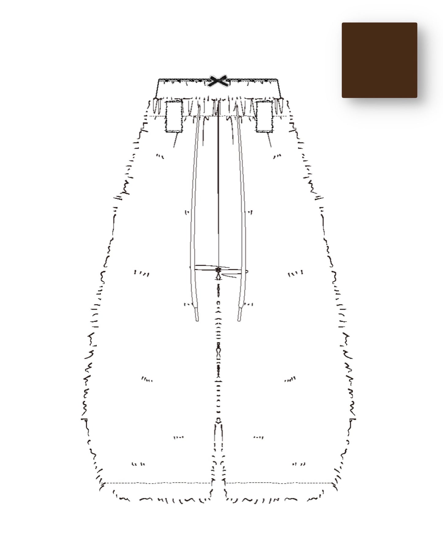 【9月中旬】Monster Pants(Brown)