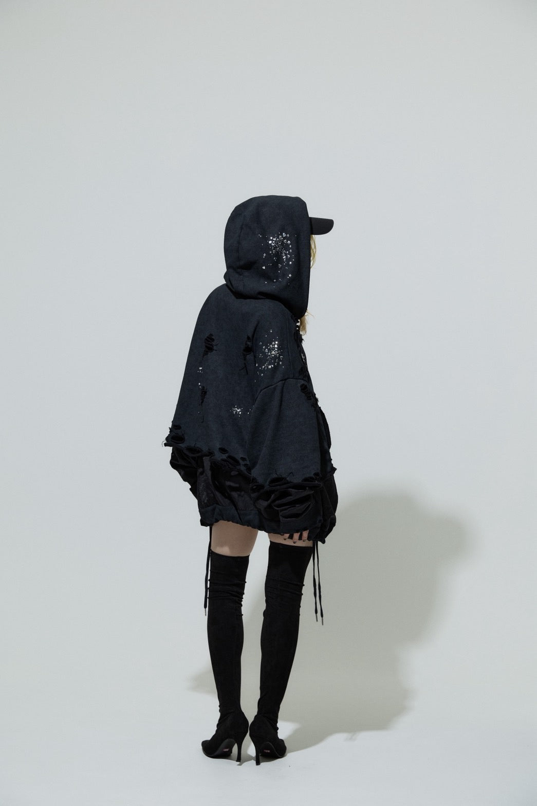 Meteor Crush Hoodie(Black)