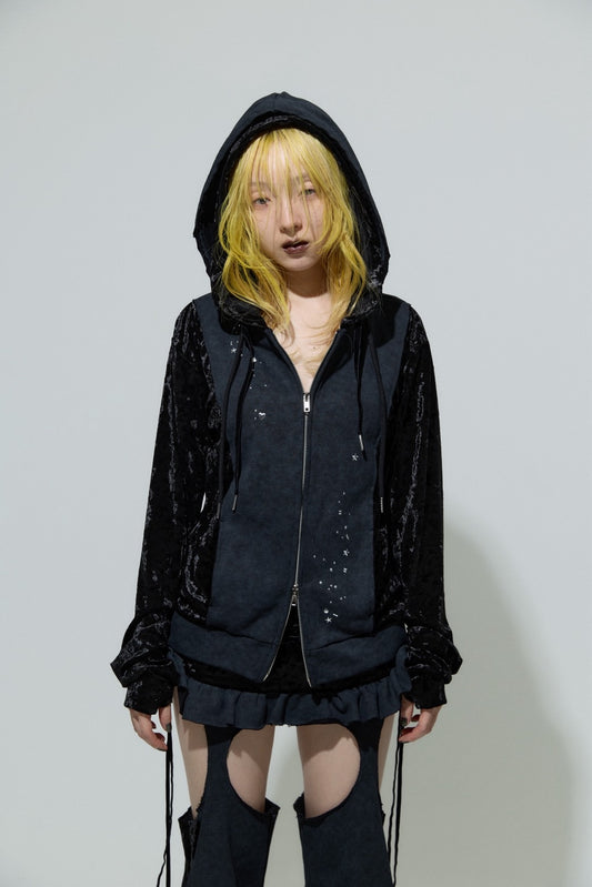 Spark Double Hoodie(Black)