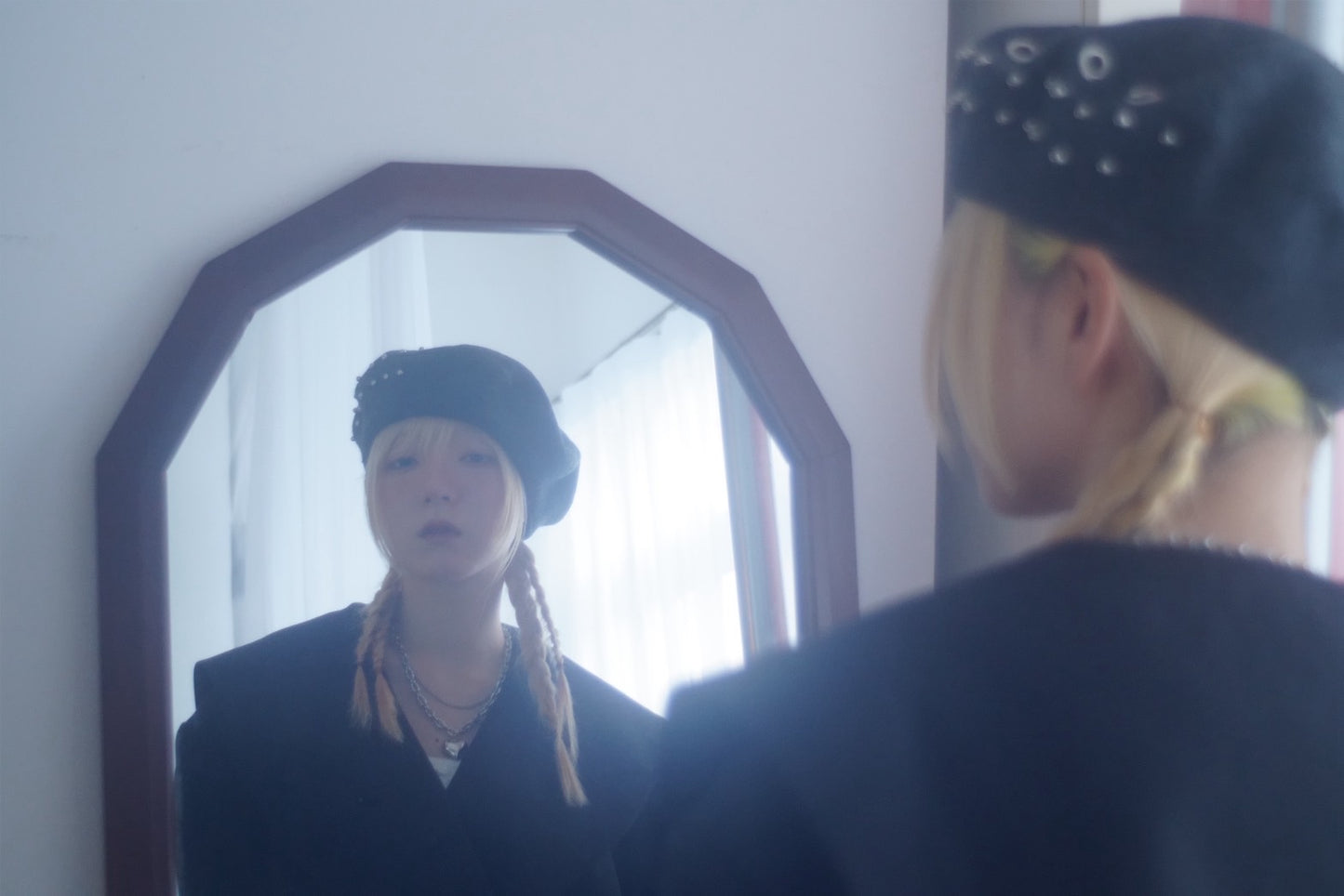 Metal Eyelet Beret
