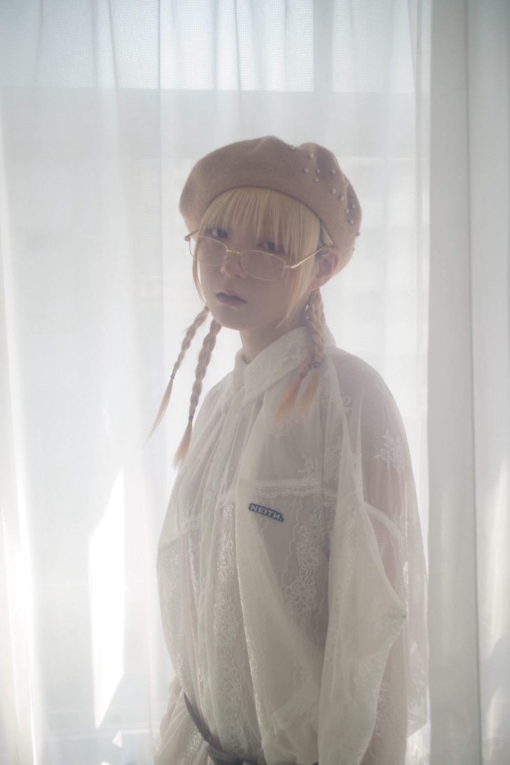 Metal Eyelet Beret