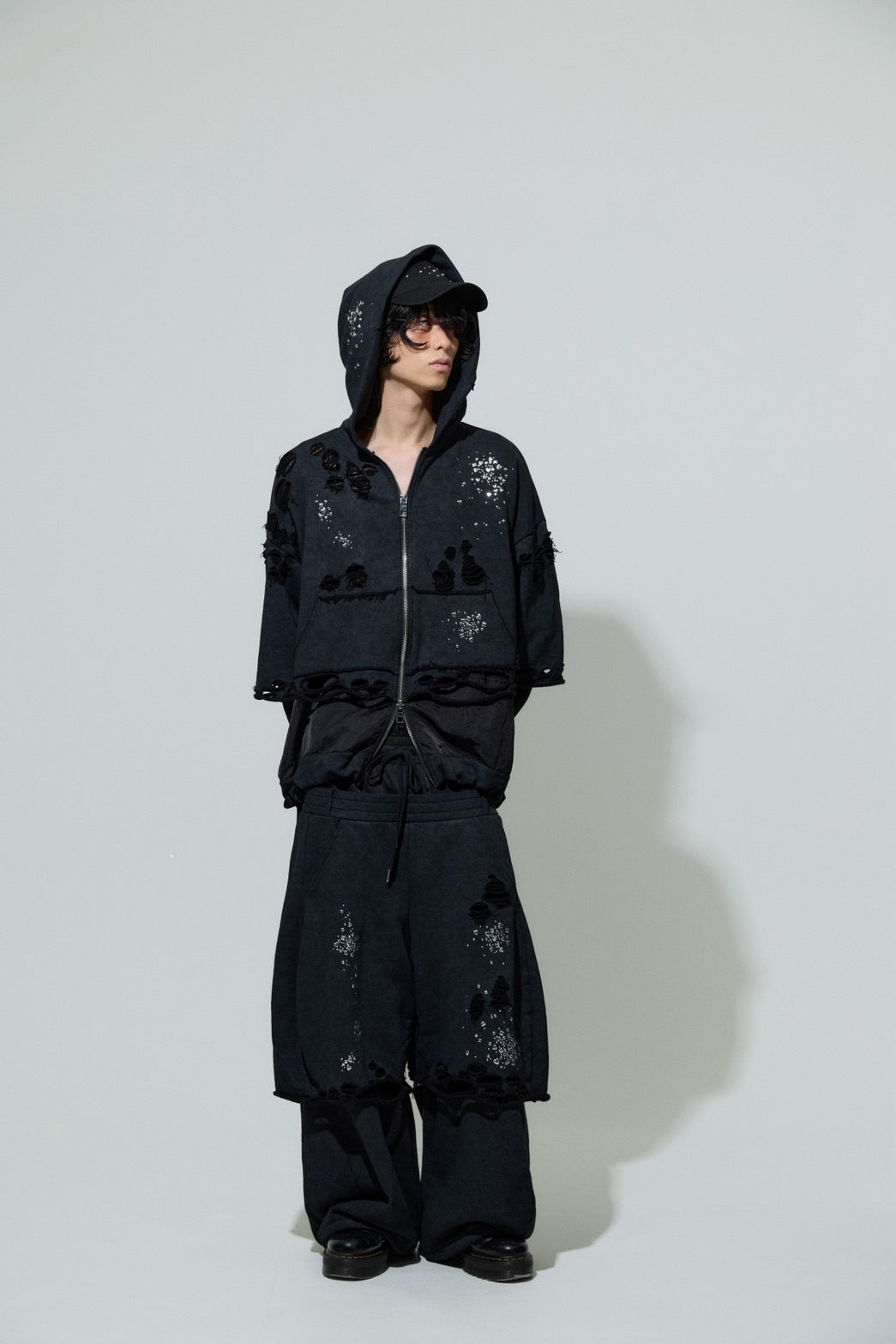 Meteor Crush Hoodie(Black)