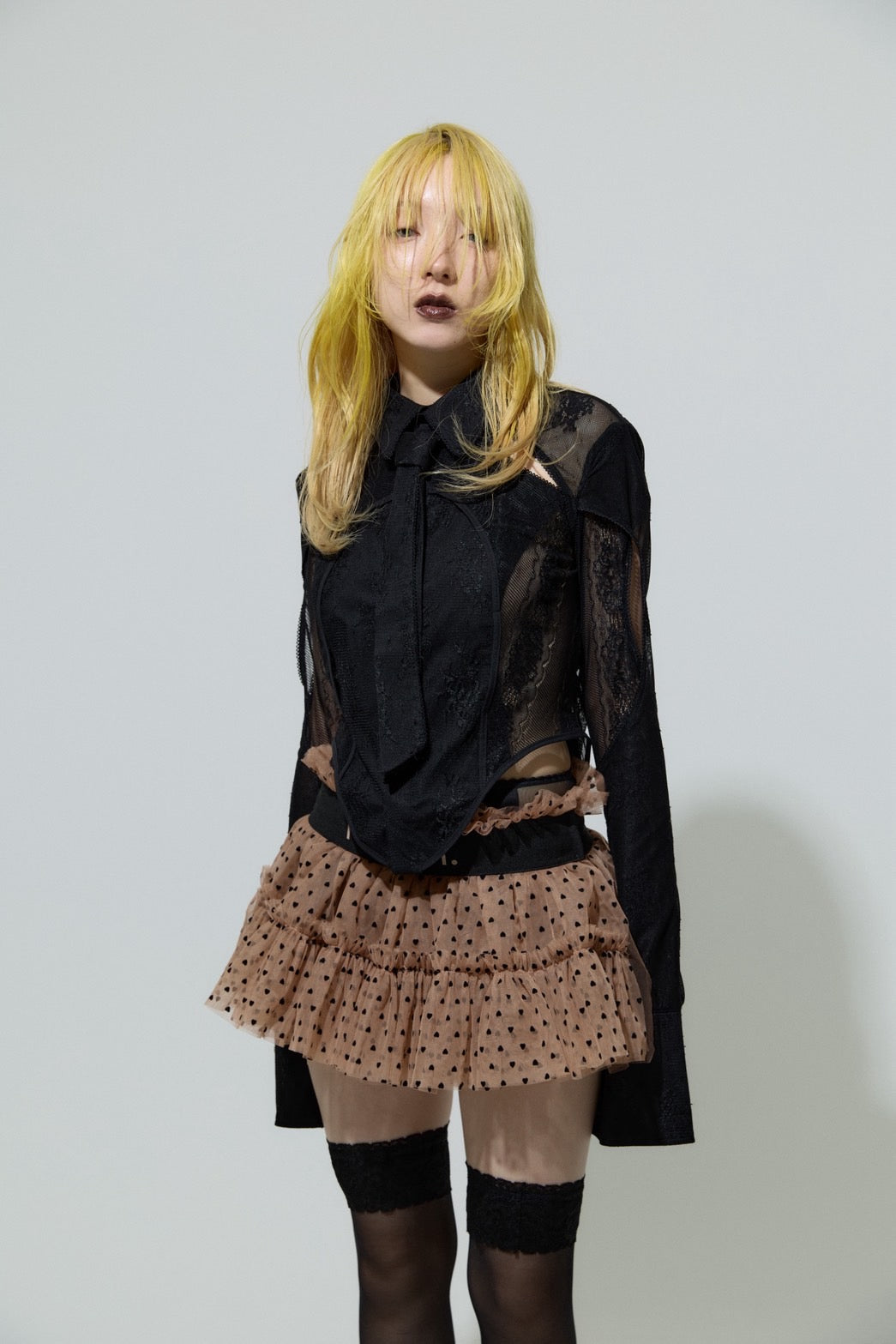 Love Dot Multi Tulle(Beige)