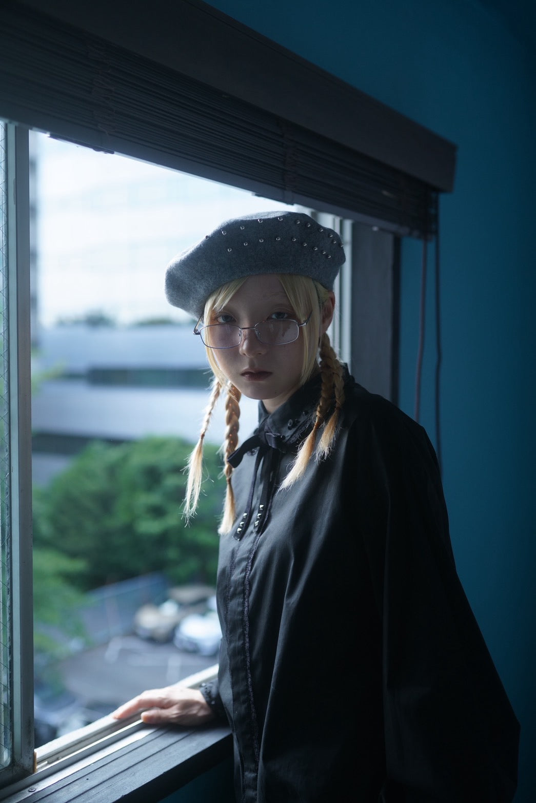 Metal Eyelet Beret