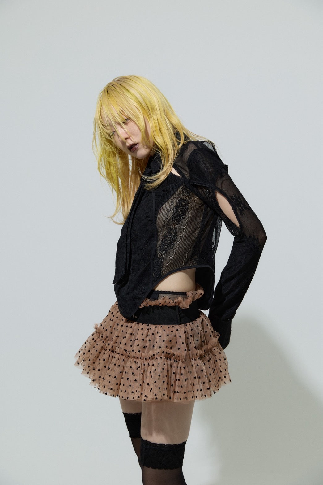 Love Dot Multi Tulle(Beige)