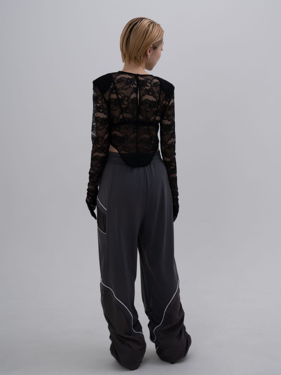 Lace Glove Top(White)