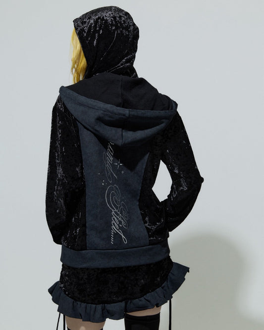 Spark Double Hoodie(Black)