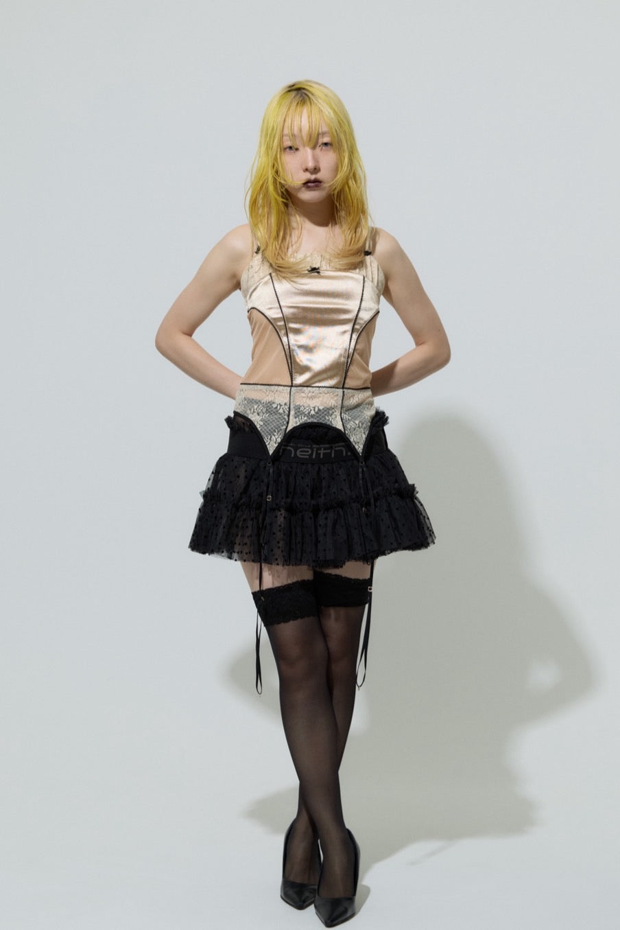 Camisole Garter(Beige)