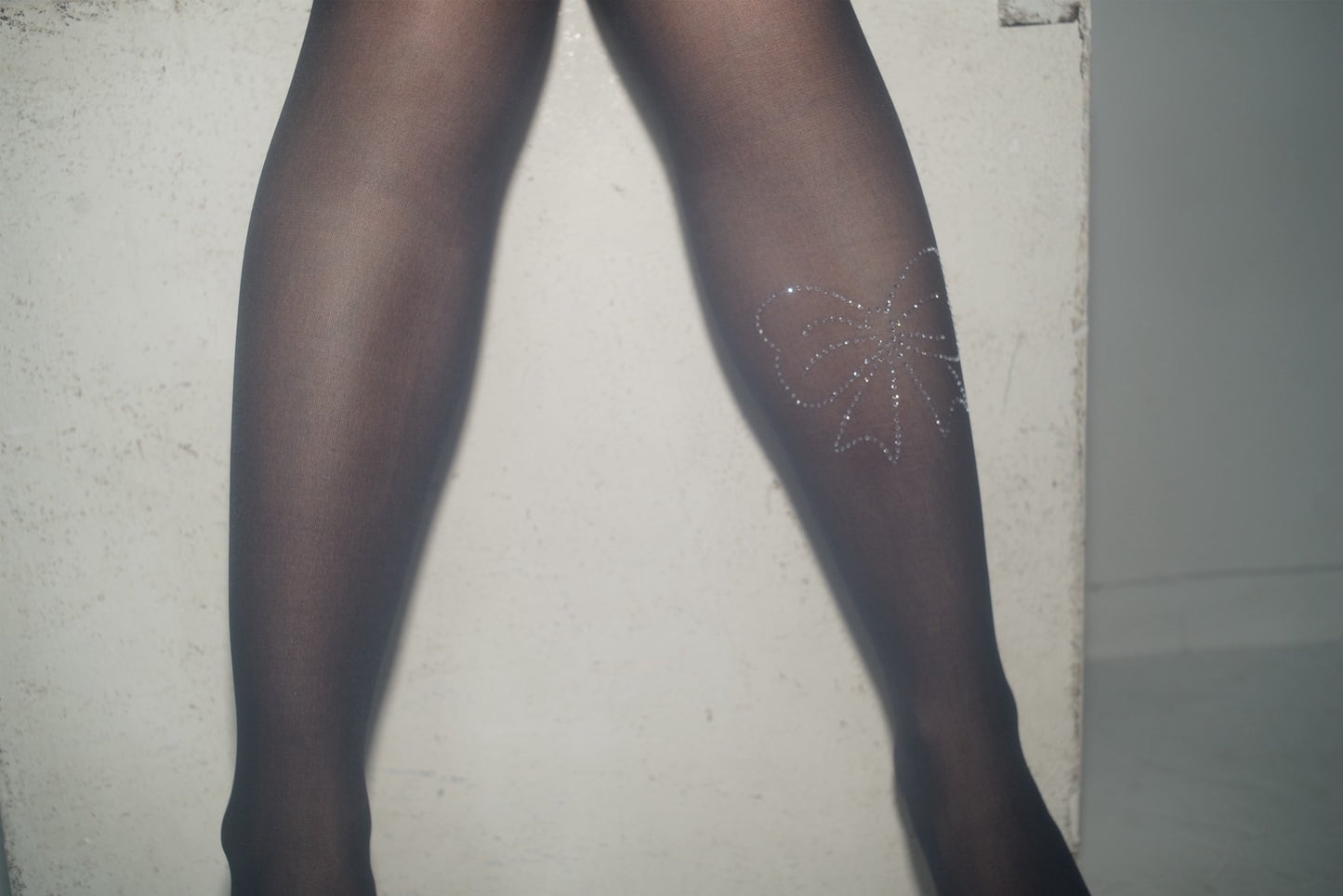 Ribbon Motif Sheer Tights