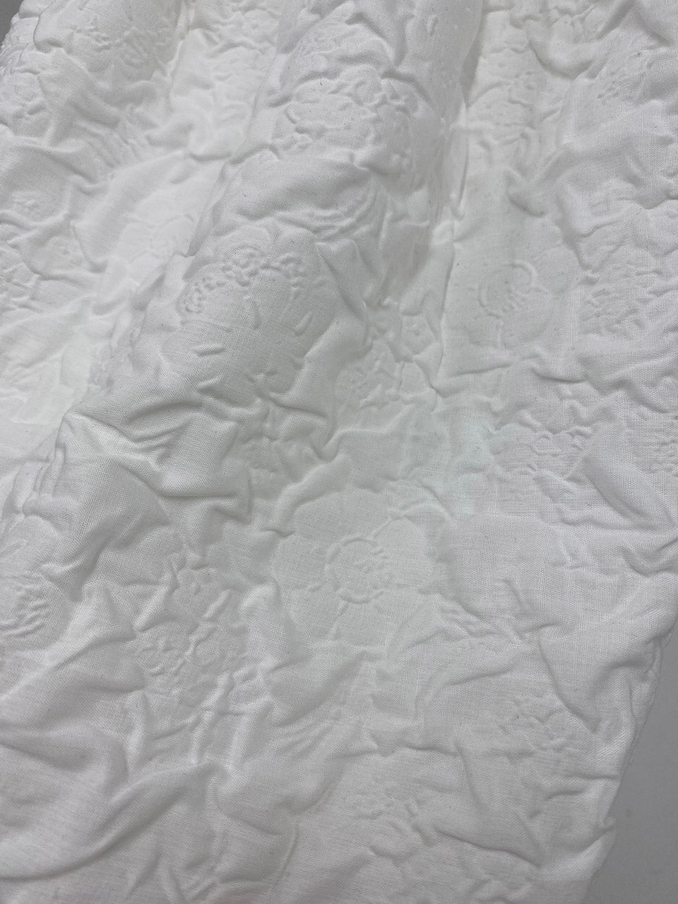 Flower Jacquart Camisole Dress(White)