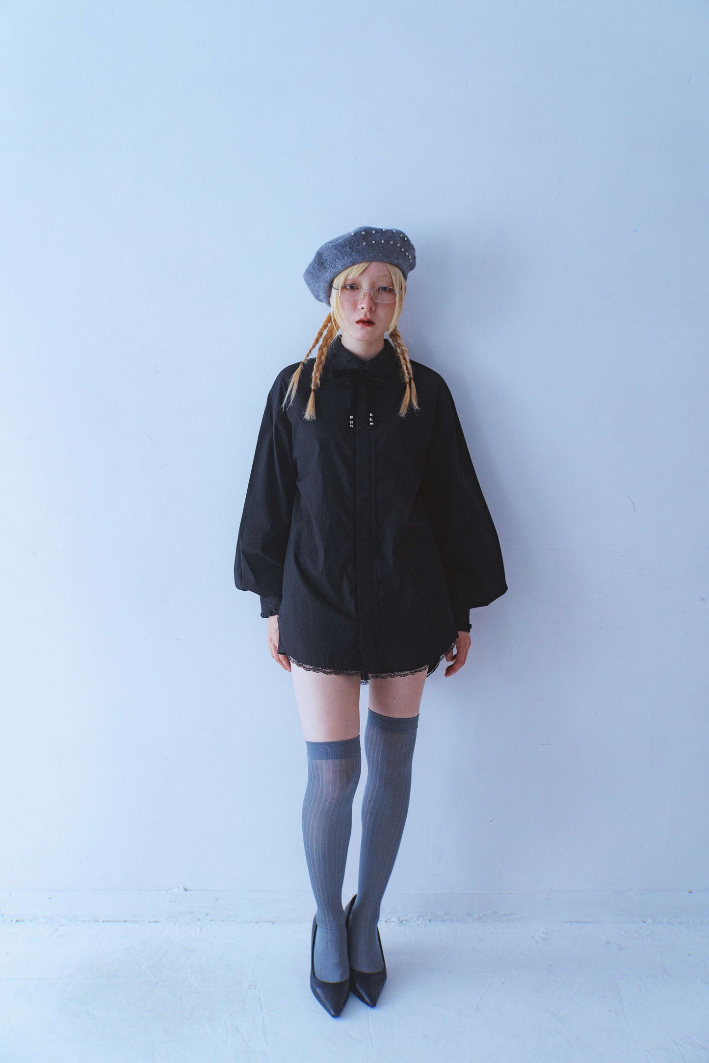 Metal Eyelet Beret