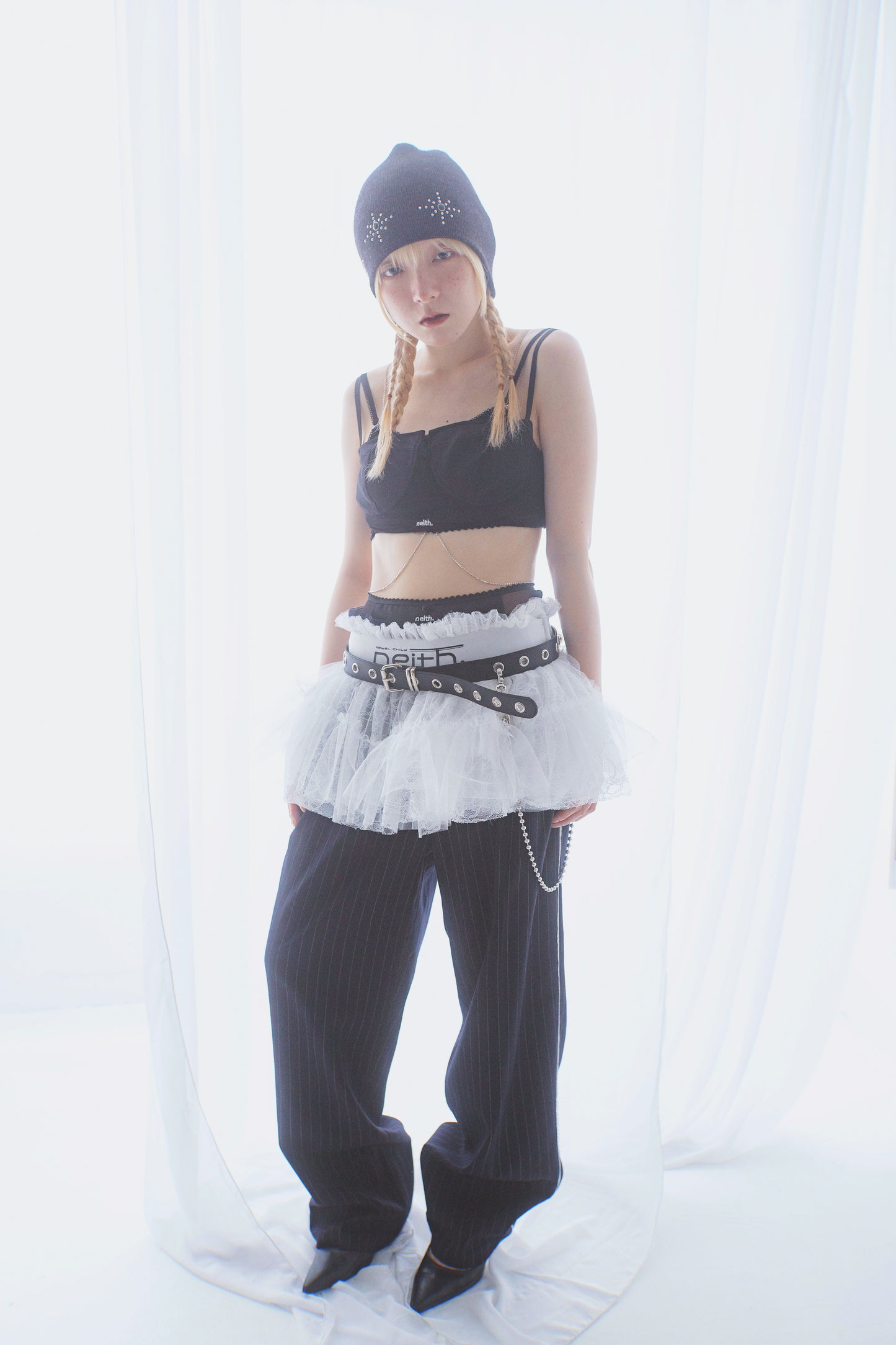 Silver Eyelet Belt
