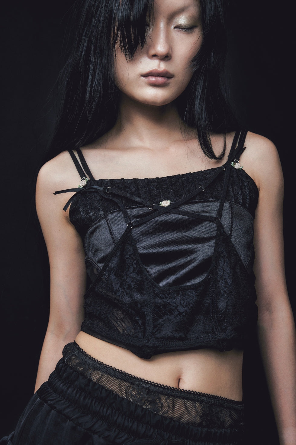 Camisole Garter(Black)