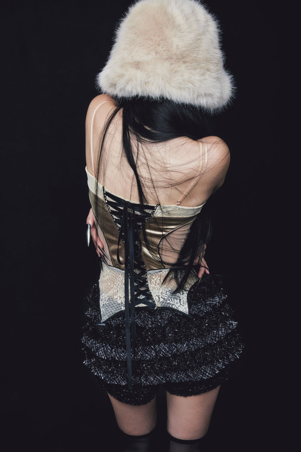 【Back in stock】Camisole Garter(Beige)