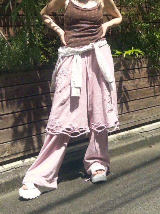 Rose Crush Sweat Pants(Pink)