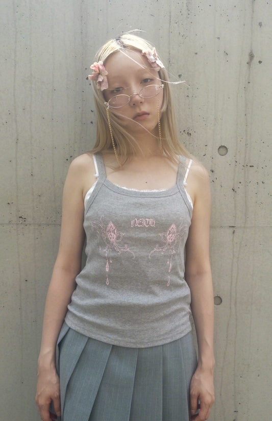 【Last1】Basic custom print camisole