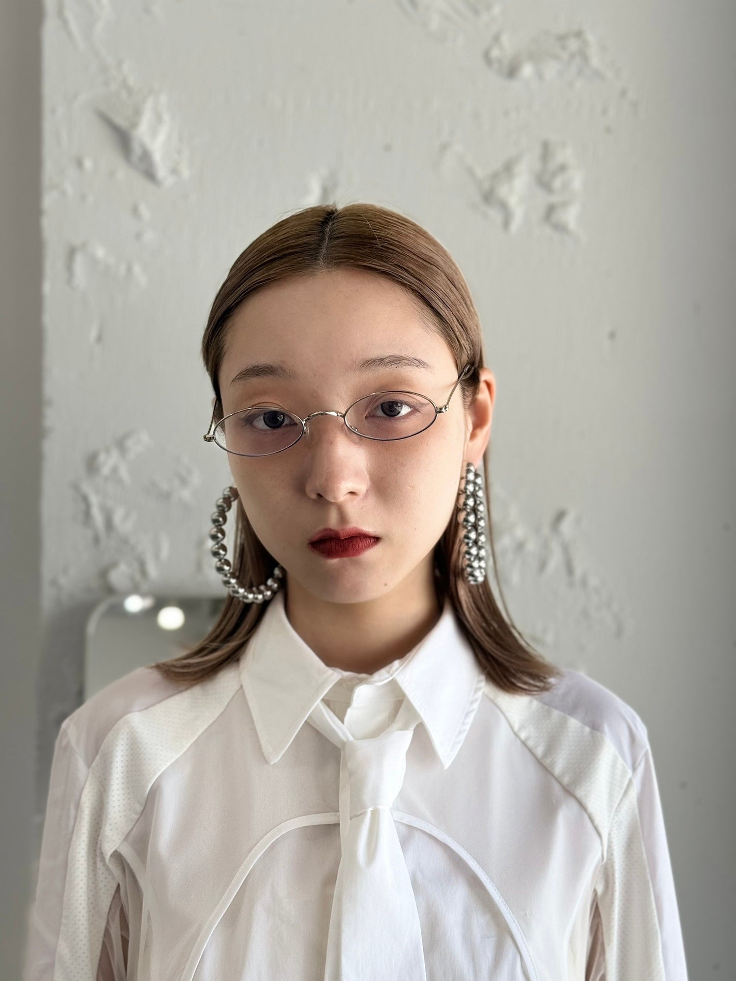 【Last1】Big Silver Hoop Pierce