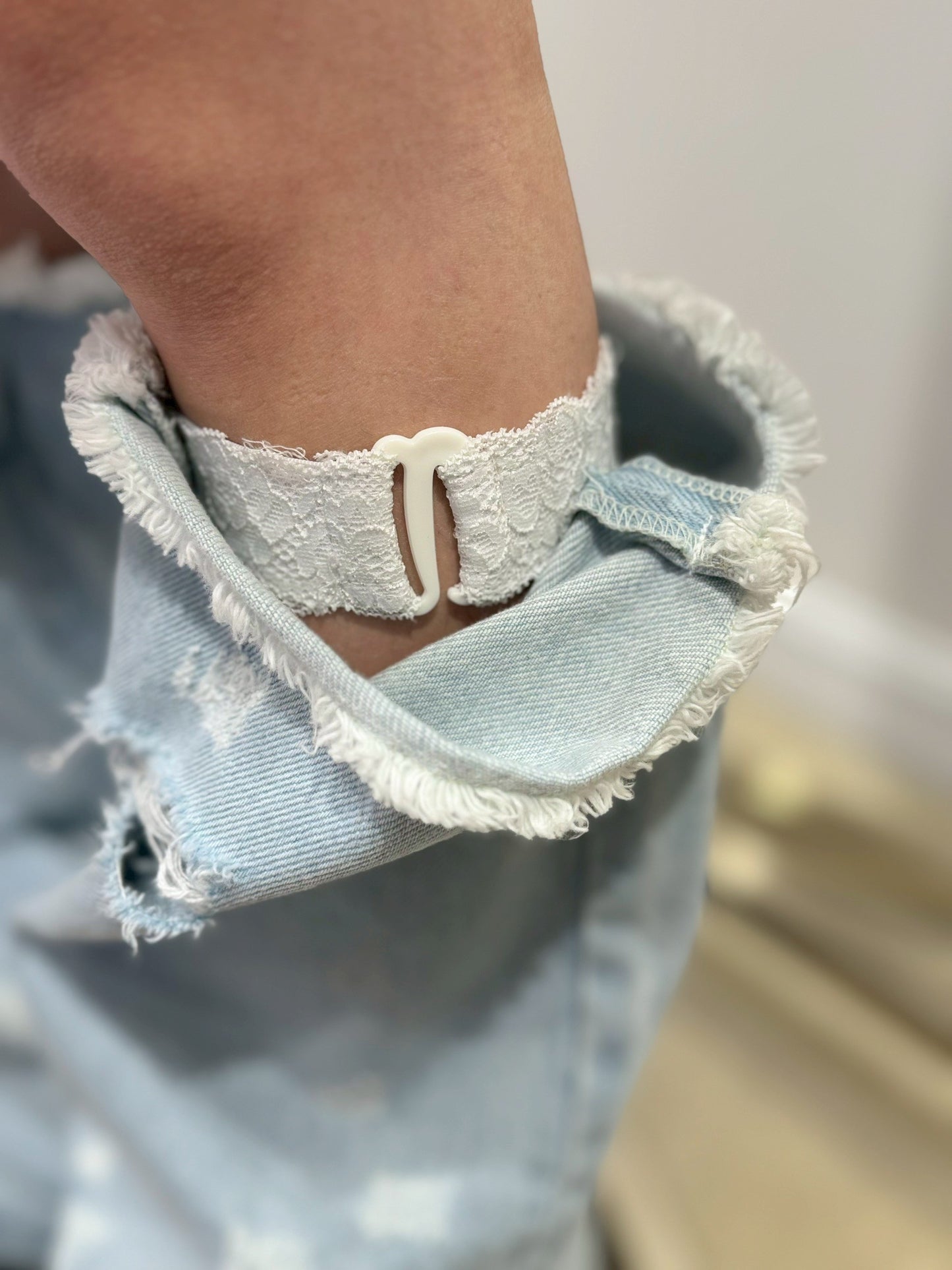 【Last3】Free Form Legcover(Denim)(Light Blue)