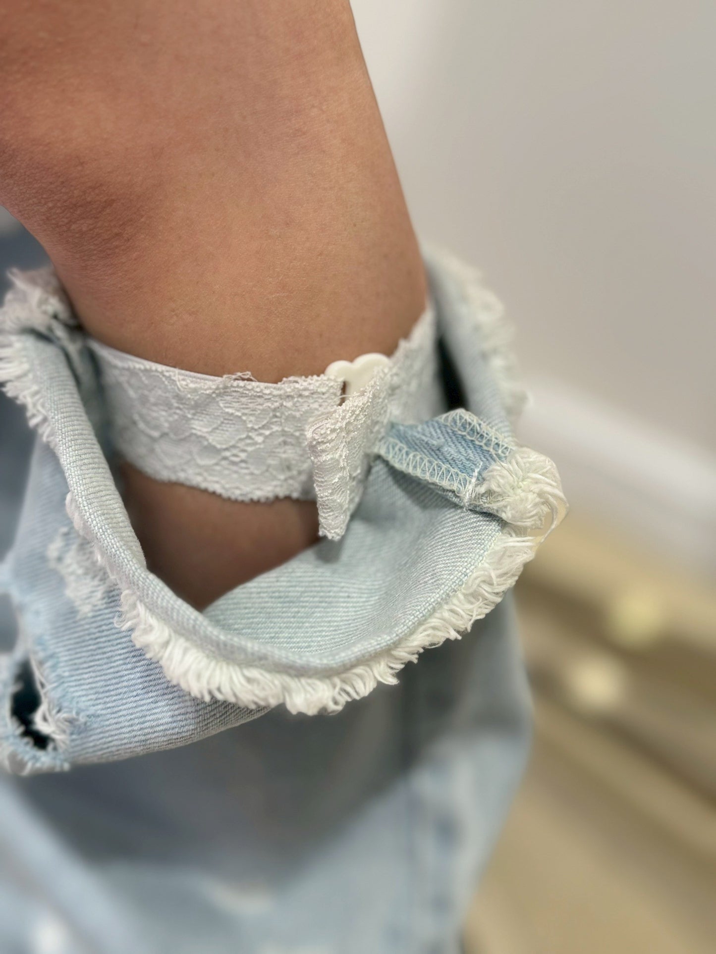 【Last3】Free Form Legcover(Denim)(Light Blue)