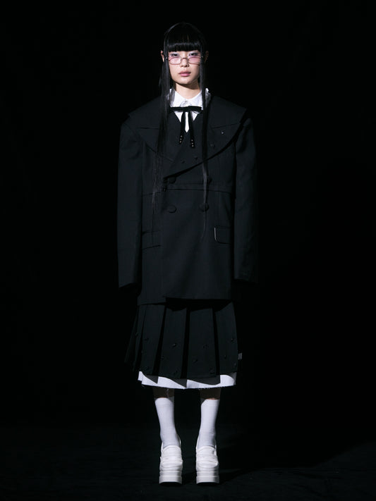 Too Big Rose Jacket(Black)